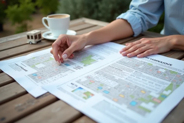Documents administratifs et permis d'installation d'un mobil-home sur terrain privé étudiés par une propriétaire
